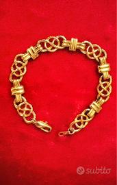 Braccialetto donna metallo placcato oro
