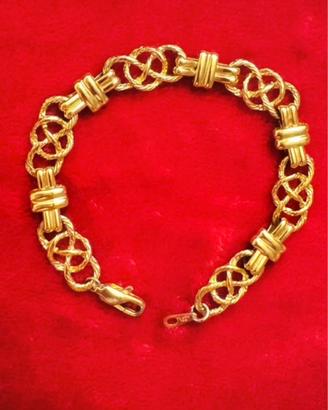 Braccialetto donna metallo placcato oro