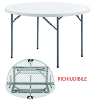 TAVOLO ROTONDO RICHIUDIBILE PER ESTERNO
