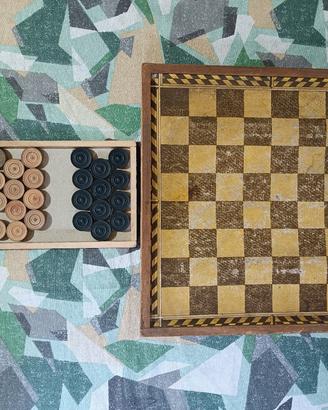 gioco dama vintage anni 50 