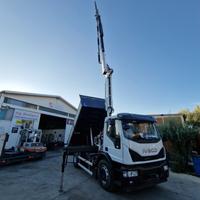 Iveco Eurocargo 180E32 K gru e ribaltabile