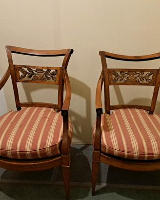 coppia di Poltroncine stile francese