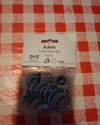 Anelli per tende con pinzette IKEA Adele NUOVI 