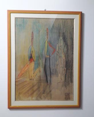 quadro originale Don Chisciotte di Claudio Pensini