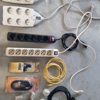 Ciabatte,prolunghe ,cavi eternet e adattatori pres