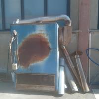 Stufa a legna per capannone