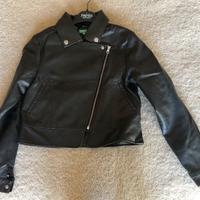 Giacca di pelle United Colors of Benetton