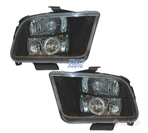 FARI PER FORD MUSTANG 05- OCCHI ANGEL LED NERO