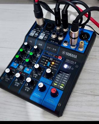 🎛️ Yamaha MG06X Mixer Pro con Effetti SPX ✨