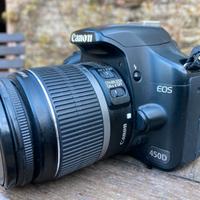 Canon 450D obiettivo 18 -  55 perfetta come nuova