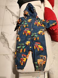 Tuta impermeabile pile bambino Next taglia 80
