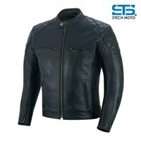 Giubotto Moto in Vera Pelle Bovina