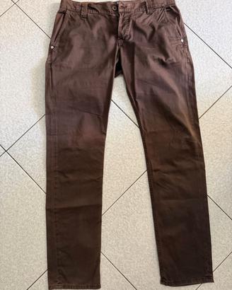 Pantaloni Dondup Uomo Chino –Marrone Tg.34 (48 IT)