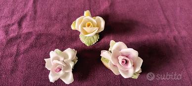 Collezione roselline porcellana Capodimonte