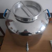 VENDUTO contenitore inox SANSONE 50 litri  