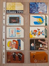 🏅 Lotto 10 Schede Telefoniche Sport Vintage