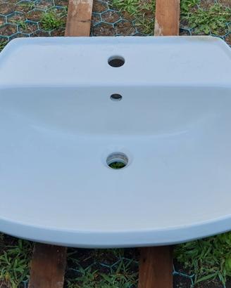 Lavandino Lavabo ceramica bianco sospeso, SCALA