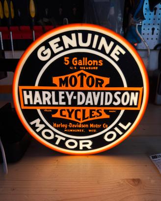 Insegna luminosa Harley-Davidson