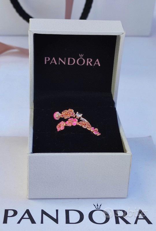 Anello fiori di sale pesco pandora