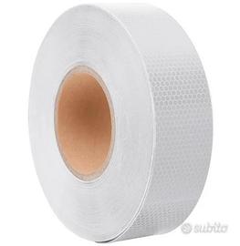 Nastro adesivo riflettente PVC bianco