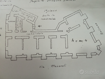 Immobile 280 mq Piazza Santa Maria di Gesù