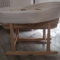 Culla in vimini con supporto Clair de lune