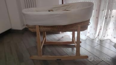 Culla in vimini con supporto Clair de lune