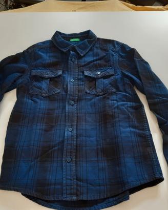 camicia Benetton 8-9 anni-h. 140 cm