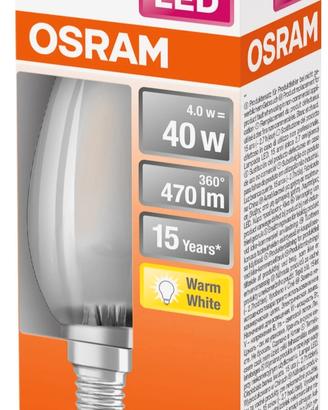 lampadine osram led 40 watt, 6 totali nuove