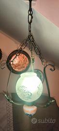 Lampadario a sospensione stile lanterna Maremmano 