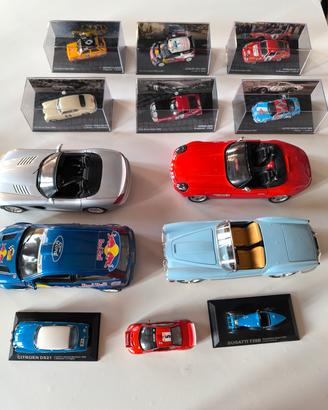 Modellini auto rally in scala 1:43 e 1:18