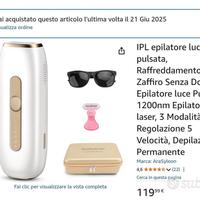 Epilatore Luce Pulsata AraSyleon – NUOVO mai usato