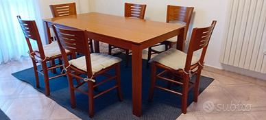 Tavolo da cucina Calligaris in legno di ciliego