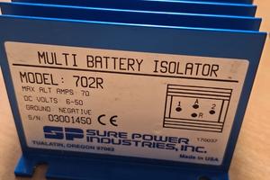 Isolatore Ripartitore di batterie 702R