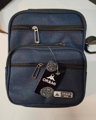 Borsetta a tracolla OR&Mi blu nuova