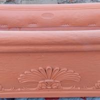 VASI FIORIERE IN RESINA RETTANG. CM 80 X 42 H 32
