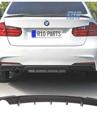 DIFFUSORE BMW F30 F31 LOOK M PERFORMANCE NERO
