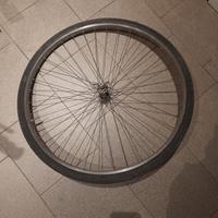 ruota bicicletta  bici uomo misura 28