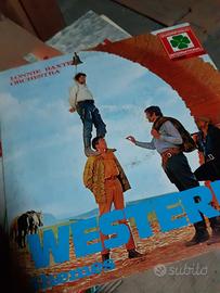 4 Dischi in vinile musica Western