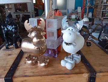 Renna / Alce in gesso 20x20