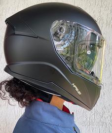 CASCO INTEGRALE HP5.81 MONOCOLORE NERO OPACO