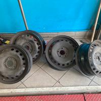 4 cerchi ferro da 17” Nissan Qashqai 2009 1’ serie
