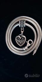 Collana con ciondolo Arg. 925 Tedora Italy