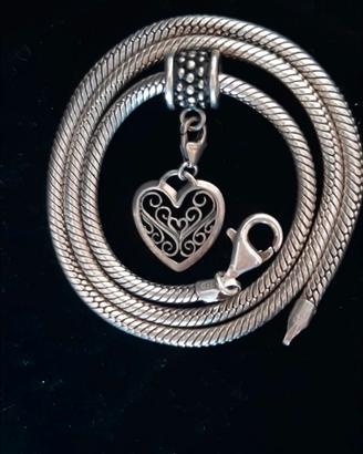 Collana con ciondolo Arg. 925 Tedora Italy