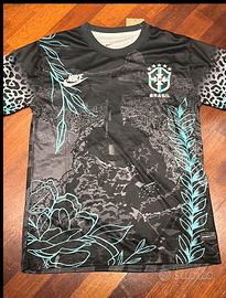 Maglia Da calcio Taglia S Gesu Brasile Nera