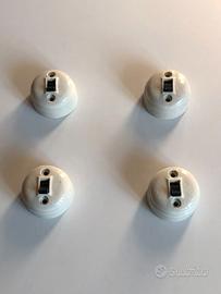 INTERRUTTORI IN PORCELLANA VINTAGE