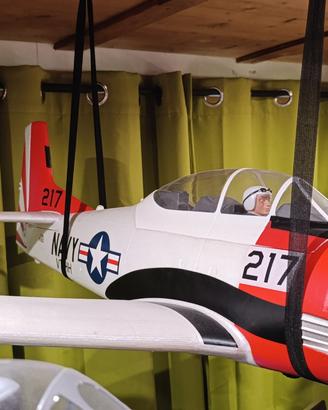 E Flite Trojan 1.2 UScNavy BNF 3s/4s