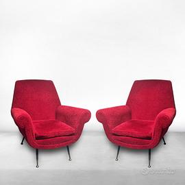 poltrone italiane Mid-Century anni 1950–60