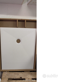 piatto doccia in marmoresina bianco