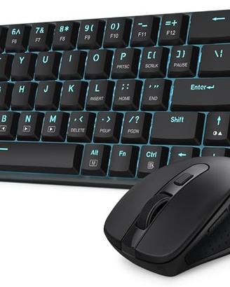 Redragon BS8773 Tastiera e mouse da gioco wireless